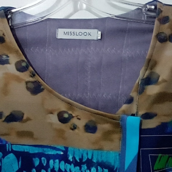 Misslook vintage multi colour print jacket - Picture 5 of 7